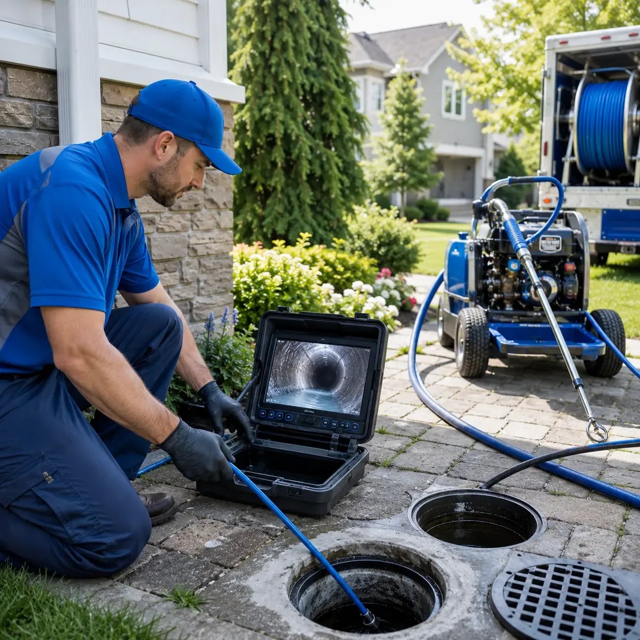 Outdoor drain cleaning professionals serving Turkey, TX